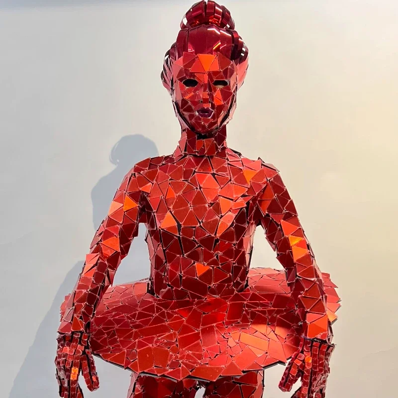 쇼걸 의상 파티 의상 콘서트 의상 파티 쇼 의상 이벤트 레드 발레 미러 여성 의상 여배우 의상 아뮤즈미