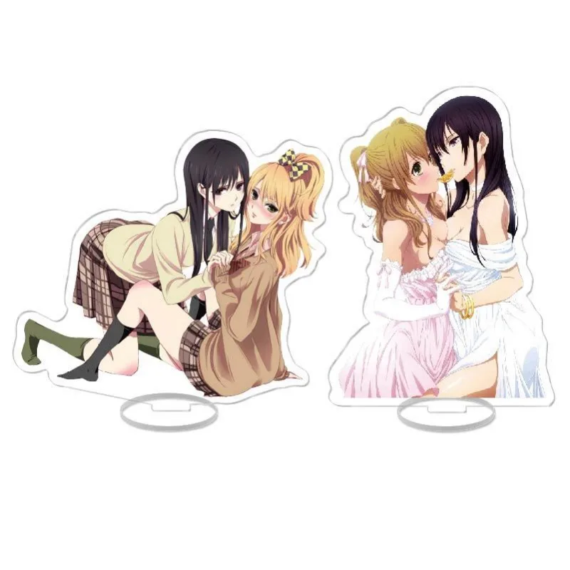 Citrus japonês anime periféricos completo acrílico suporte figuras ornamentos de mesa colecionáveis melhor presente de aniversário para namorada brinquedo