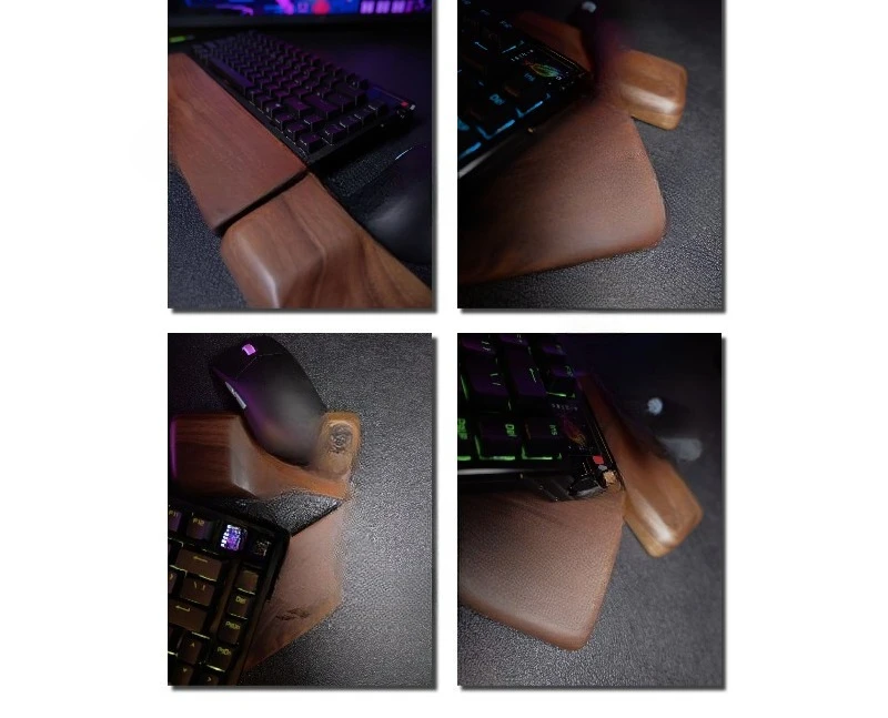 Keyboard Rest Wrist Rest / Mechanical Keyboard Wooden Wrist Pad