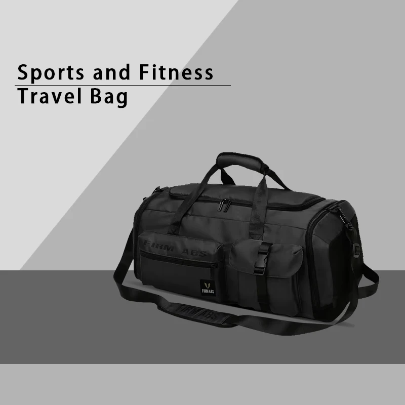 

1 шт., мужская спортивная сумка 3-в-1, спортивная дорожная сумка с отделением для обуви, водонепроницаемый дорожный рюкзак Weekender Overnight