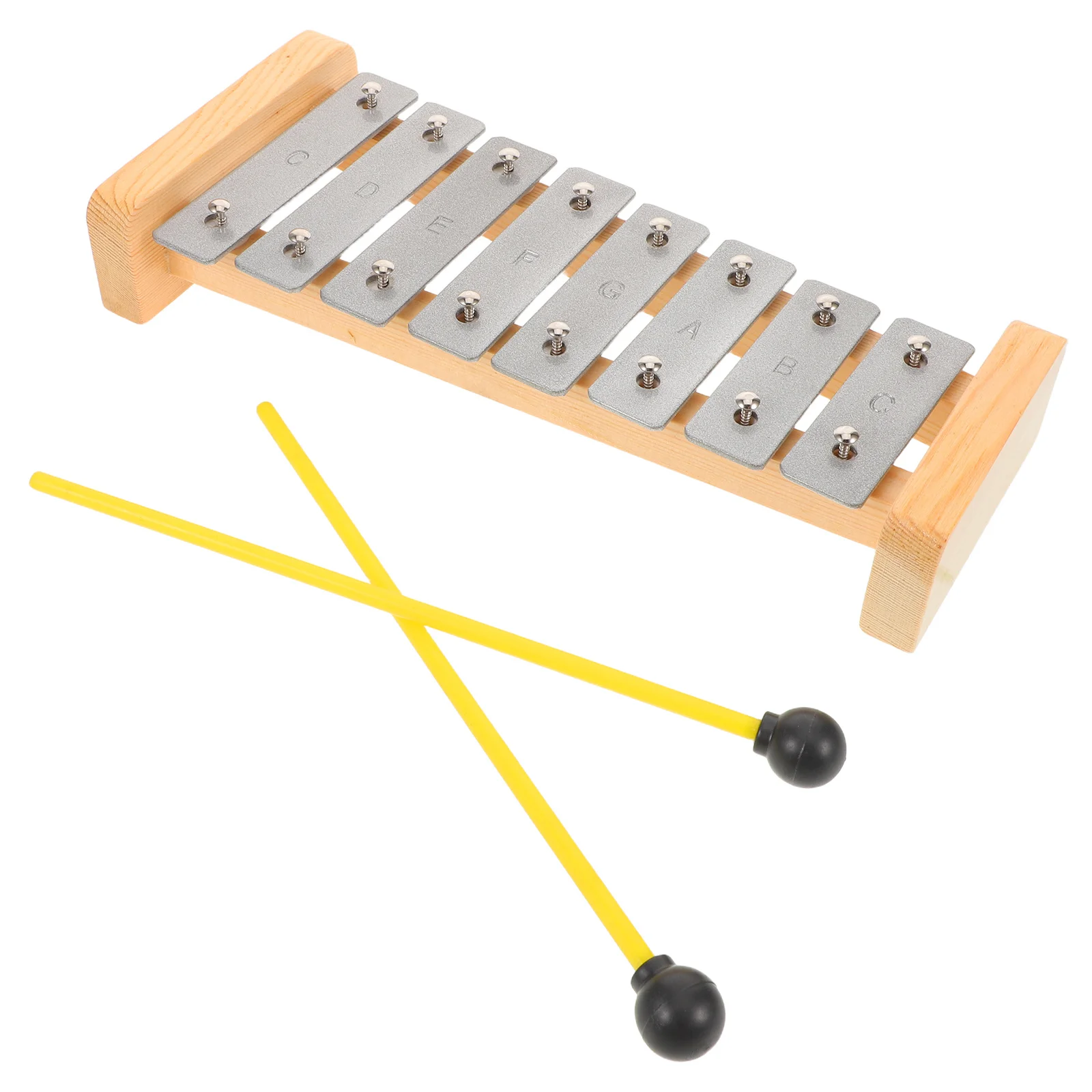 

8-Note Aluminum Xylophone Durable Percussion Musical Instrument for Preschool Glockenspiel Xylophone