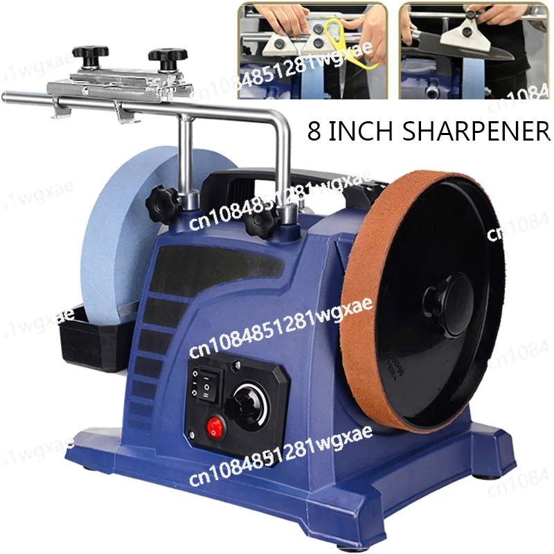 8-inch Household Woodworking Tools - Low Speed Water-cooled Knife Carving Electric Sharpener