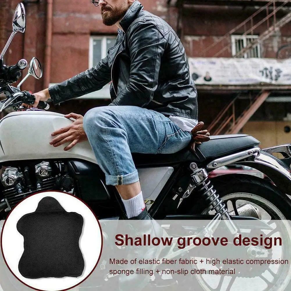 Motorcycle Gel Seat Cushion Breathable Heat Insulation Air Pad Cover Summer Heat Insulation Cool Comfortable Cushion