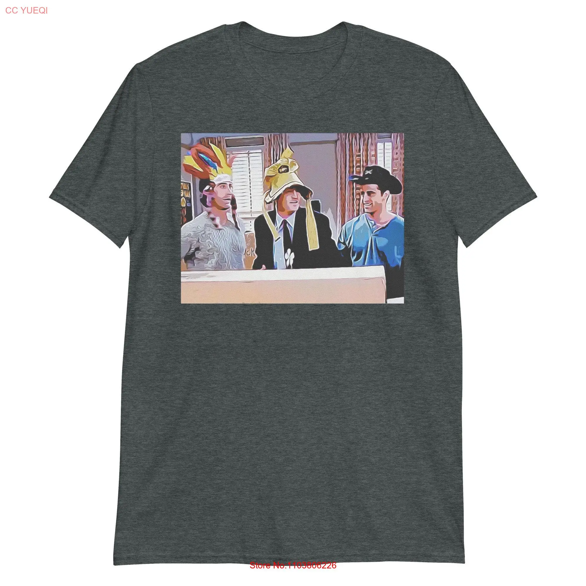 T Shirt Friends PrinT Chandler Bing Joey Tribbiani Ross Geller long or short sleeves T Shirt Friends PrinT Chandler Bing Joey Tribbiani Ross Geller long or short sleeves