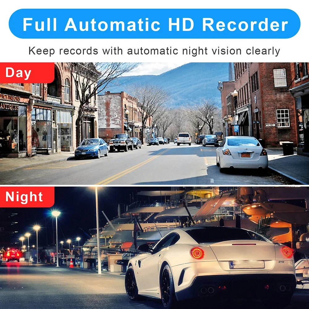 1080P ADAS Car DVR Camera Front View  Waterproof HD Recorder Dash Cam For Autoradio AV Port TF Card