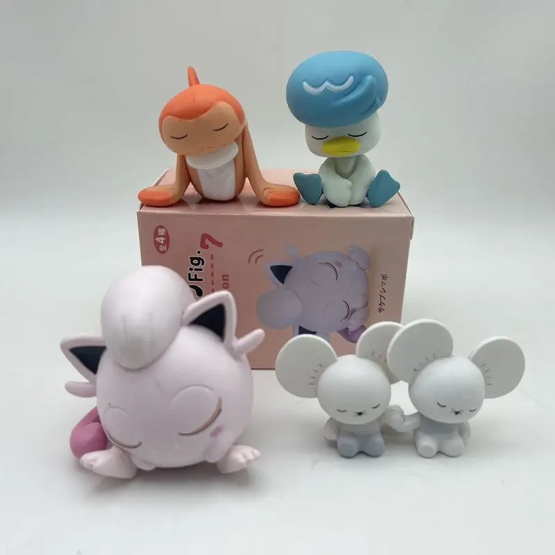 จุดภาพยนตร์อะนิเมะ PokéMon ไหล่ไหล่ Seventh Generation กล่องตาบอดน่ารักเดสก์ท็อปเครื่องประดับของเล่นของสะสมของที่ระลึก
