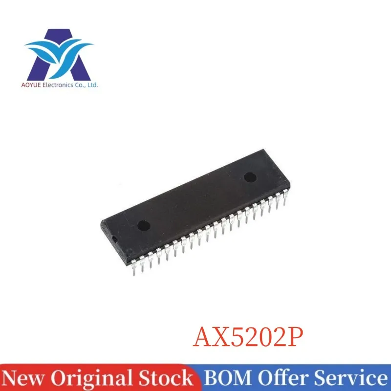 1-5pcs/lot  Brand New AX5202P AX5202 DIP40 New Original IN STOCK FC Fully Integrated Cassette, Switching Chip