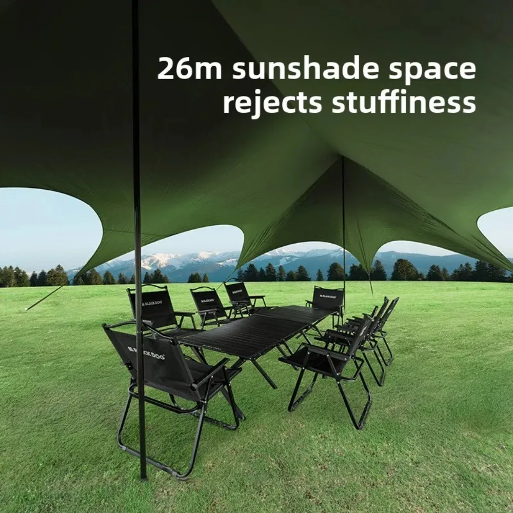 بلاك دوج التخييم التخييم المظلة للطي المحمولة المشي لمسافات طويلة الأسرة لم شمل التخييم في الهواء الطلق المظلة خيمة تعتيم الفينيل وصلة سريعة