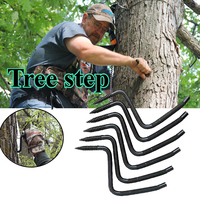 Screw in Tree Climbing Steps 4 Inch Non-Slip Rolling Pattern Tree Blinds Steps Holds Up To 705lbs Suitable for Climbing Mountain