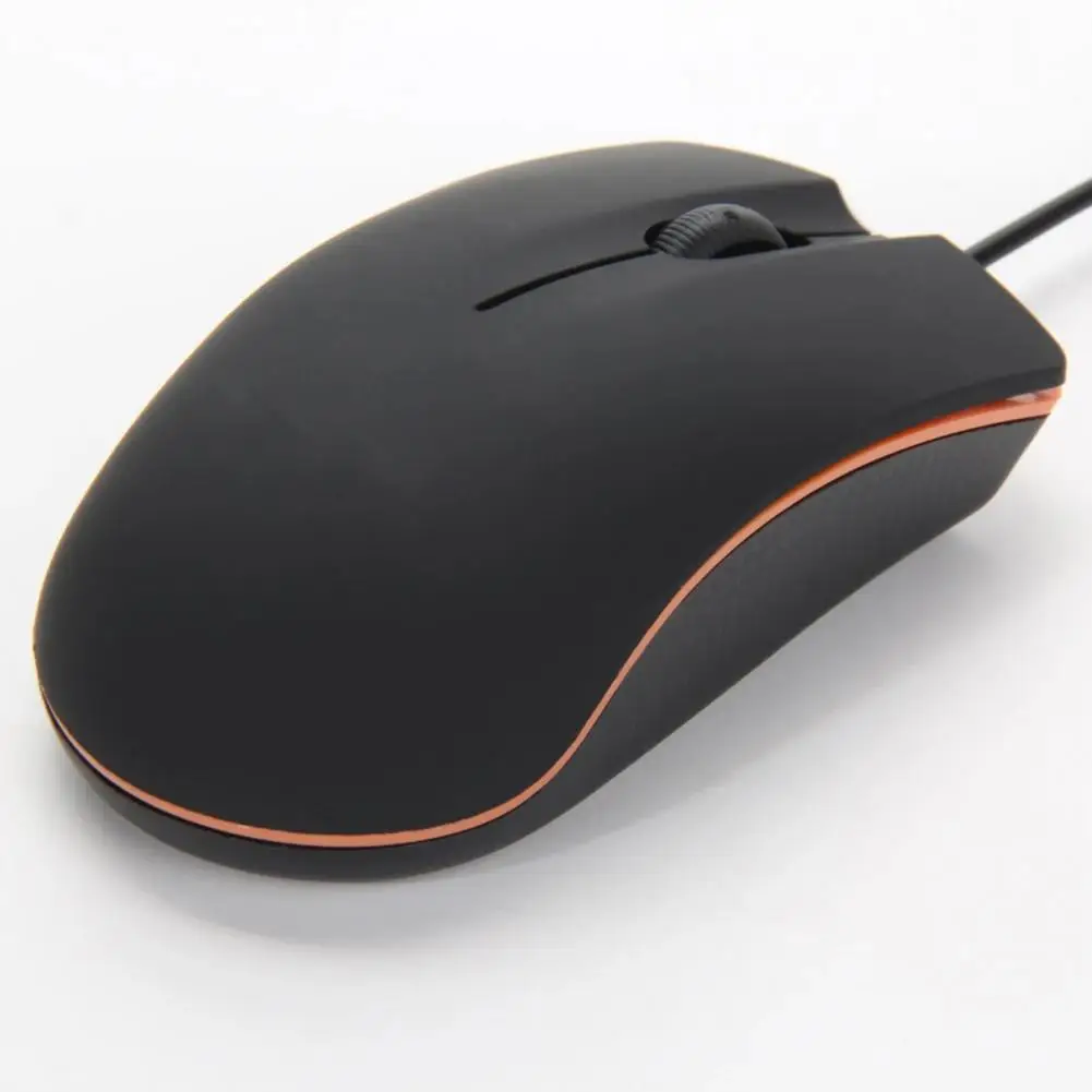 Wired Mouse with 3 Buttons Ergonomic Usb Wired Office Mouse 1200dpi High Precision Optical Mouse with 3 Buttons Mute Desktop