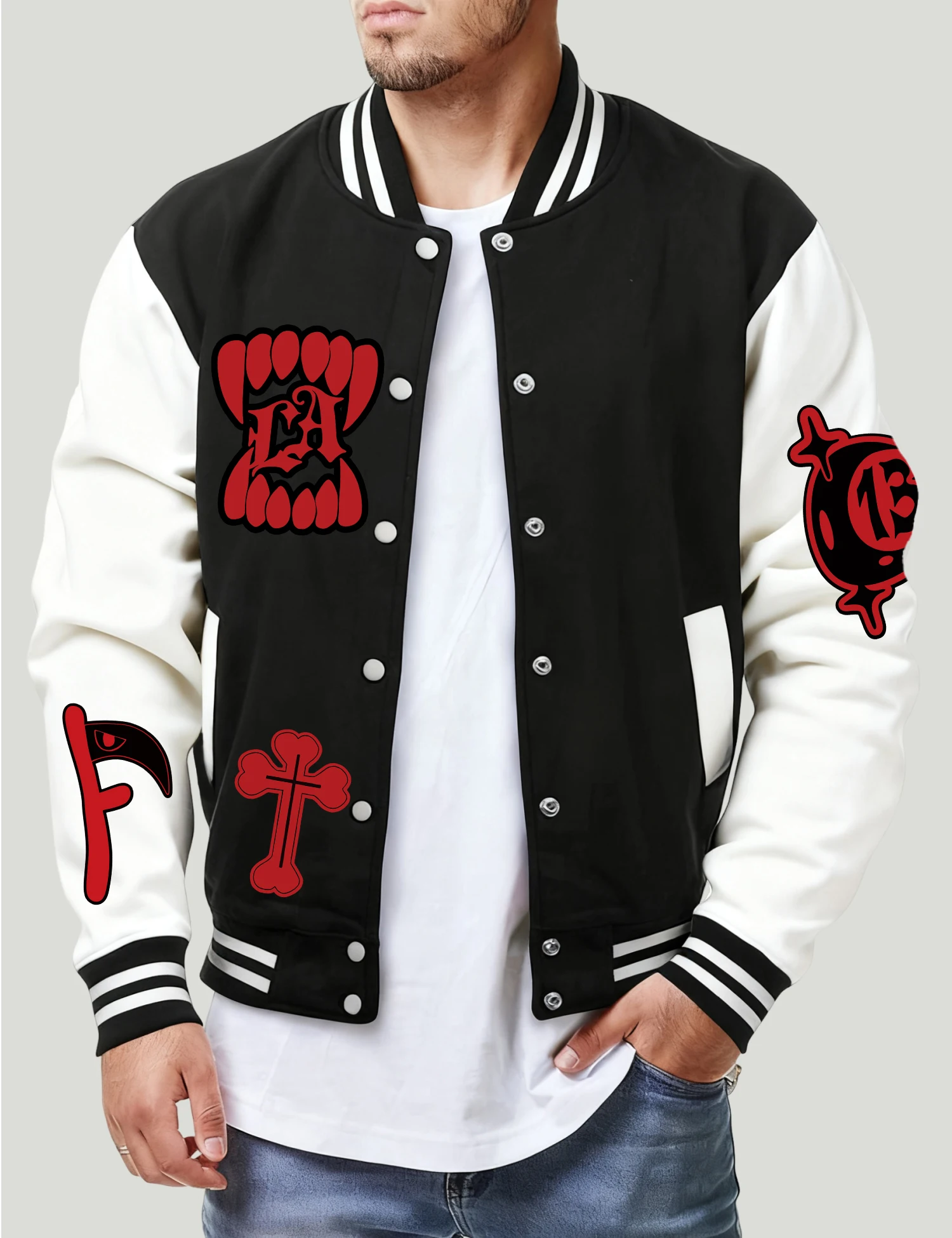 미국 그로잉 마우스 및 13 패턴 남성 야구 유니폼 개성 있는 새로운 스트리트웨어 포켓 플리스 의류 유니섹스 레트로 저지