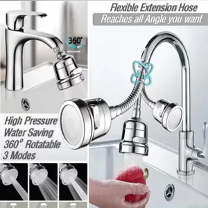 Universal Kitchen Sink Faucet with 360 degree rotation, Water Saving Tap, Extension Tube, Shower Tap, Gadgets Accessories, 2 or 3 modes 6 Main Sales Filter Tap Kitchen - №2