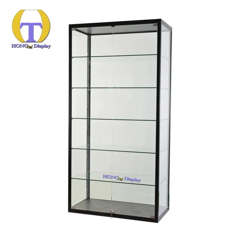 custom.Retail Display Counter Locker Smoke Shop Furniture Exhibition Collectibles Merchandise Storage Cabinet LED Light