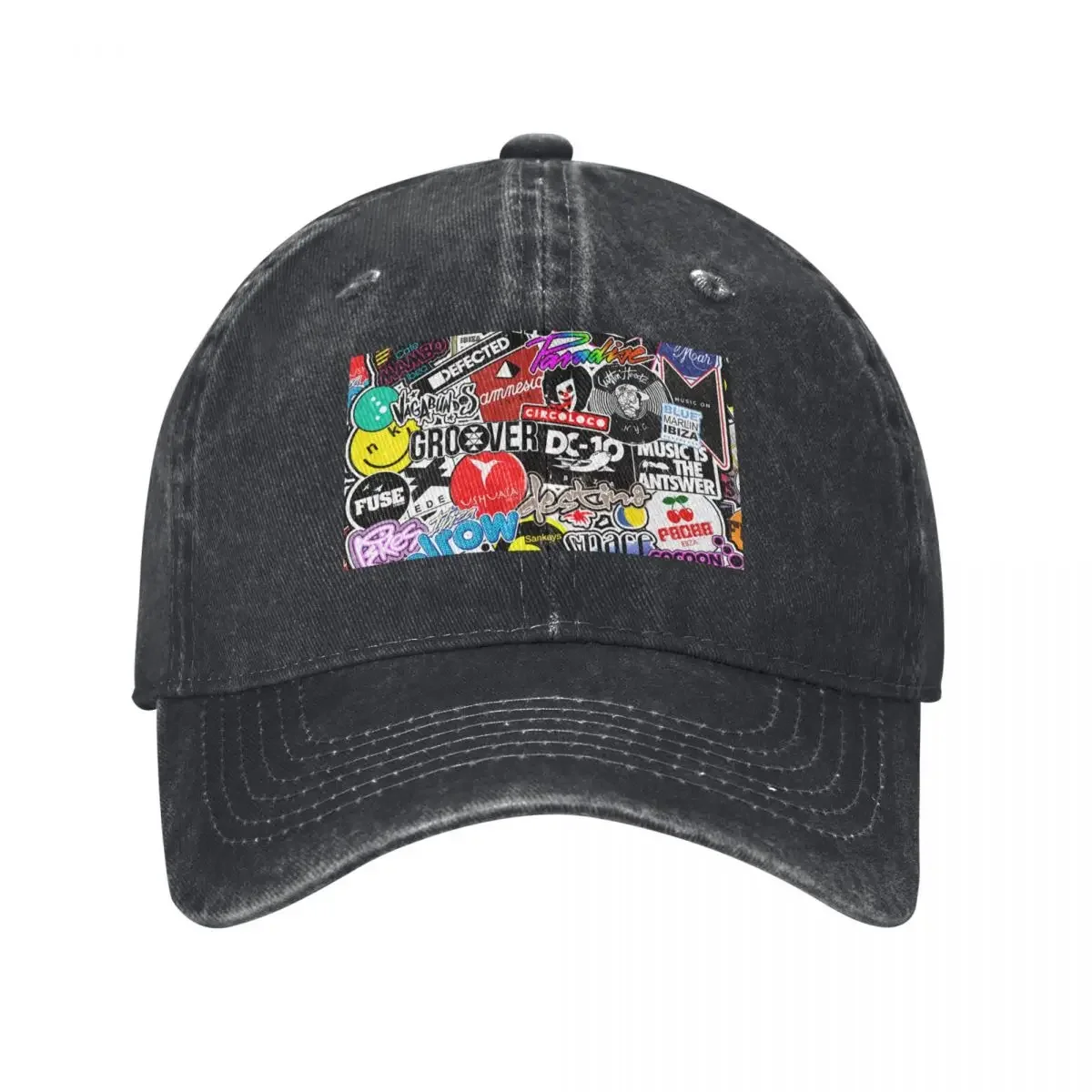 IBIZA CLUBS POSTER - 2022 EIVISSA Baseball Cap Mountaineering Beach Golf Cap Men's Women's