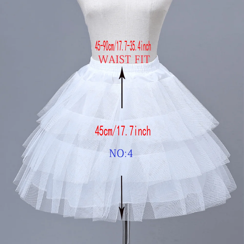 Flower Girls Petticoat Underskirt Cosplay Party Short Dress Jupon Enfant Fille Lolita Ballet Tutu Skirt Enaguas Sottogonna Mini image 5