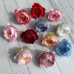 Estilo nórdico Artificial Rose Head, Bud de Camélia Retro, Série Sen DIY, Wreath Material de Casamento, Flor Retro, 6cm, 20Pcs