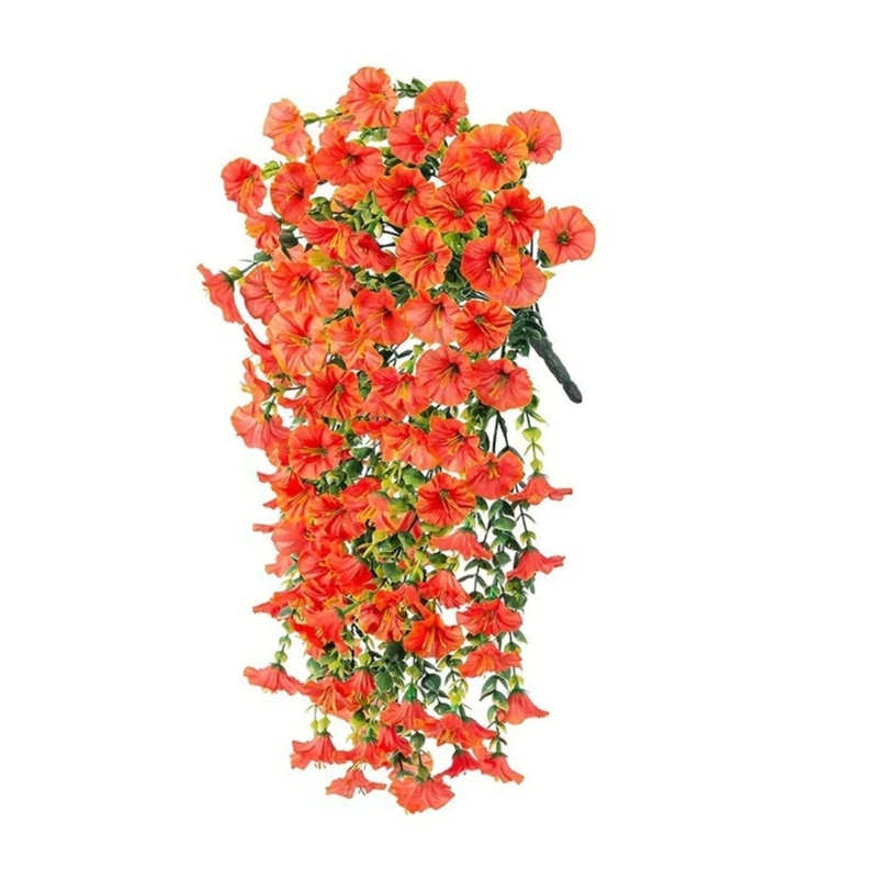 

Maintenance Frees Artificial Silk Eucalyptuses And Morning Glory Wall Hanging For Wedding Outdoor Home Decoration