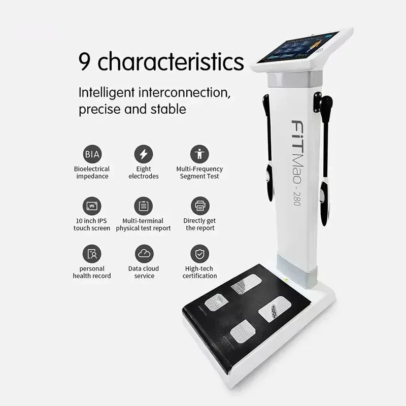 

Smart Body Fat Scale BMI Analyzer with Segmental Impedance Analysis for Muscle Mass Water Percentage Health Metrics