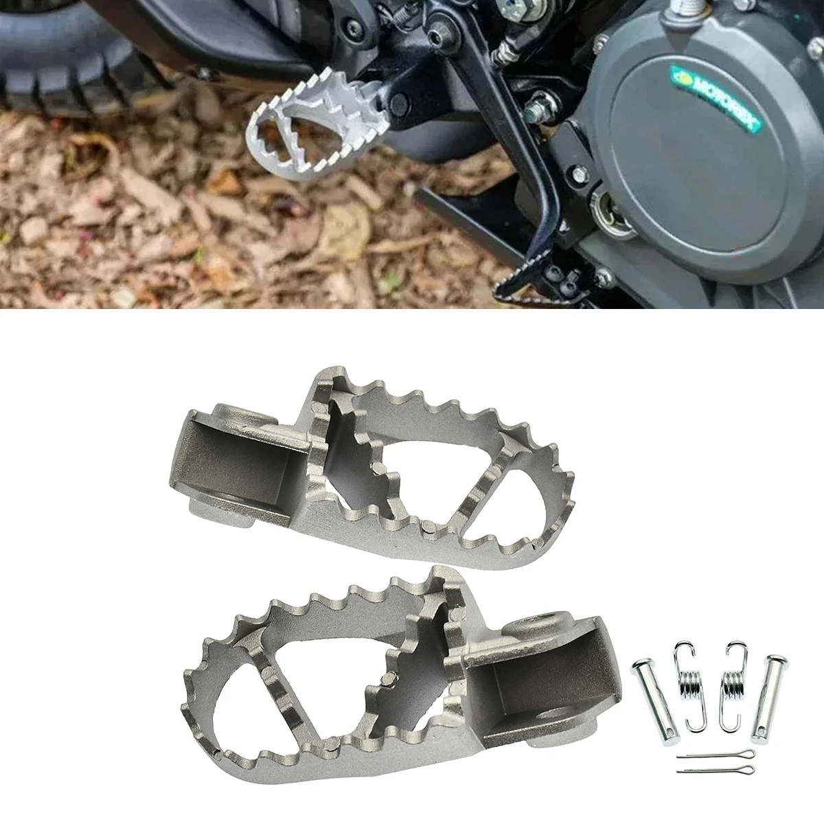 

For KTM EXC SX XCF SXF XC XCW XCFW 65 85 125 150 200 250 300 350 450 ADVENTURE 990 CNC Foot Rests Footrest footpegs Pegs Pedals