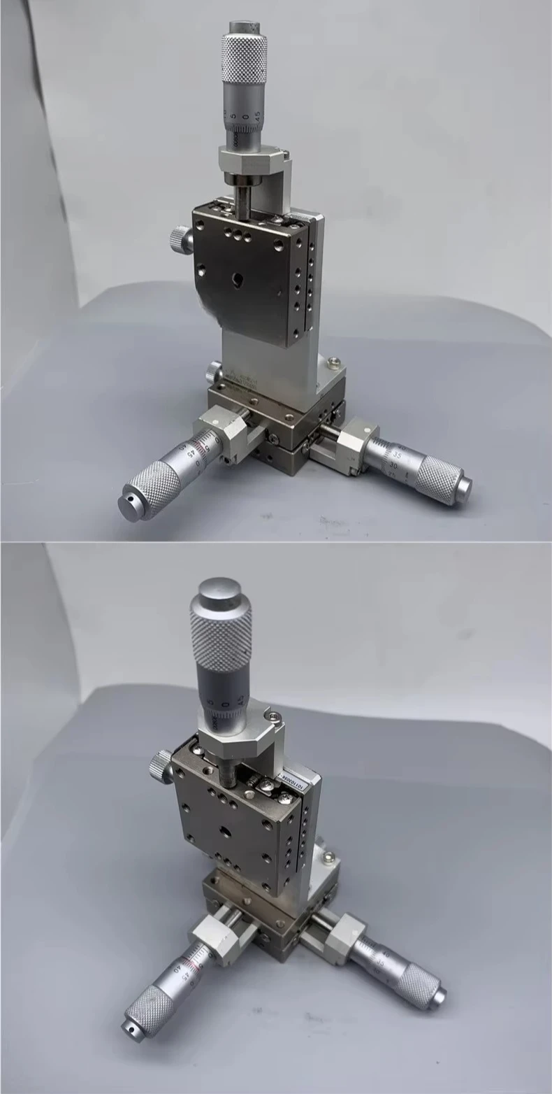slide table BSB16-40A stainless steel manual three-dimensional adjustment platform 5