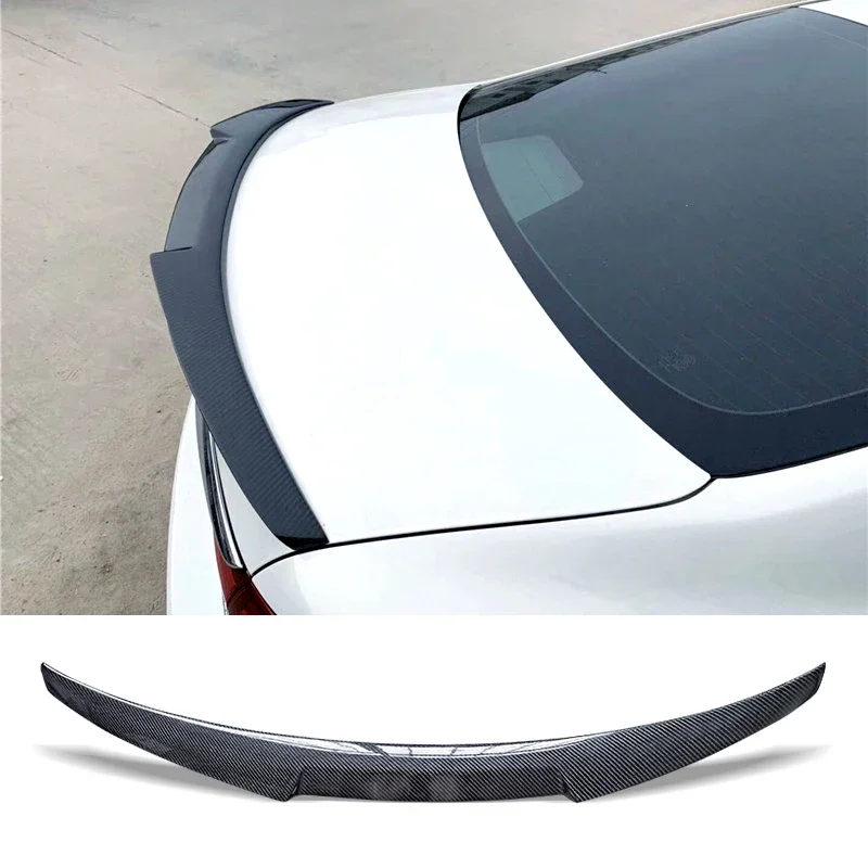 Trunk Spoiler Carbon Fiber Blade Style Car Refit Accessories Rear Wing for Mazda 6 2014 - 2018