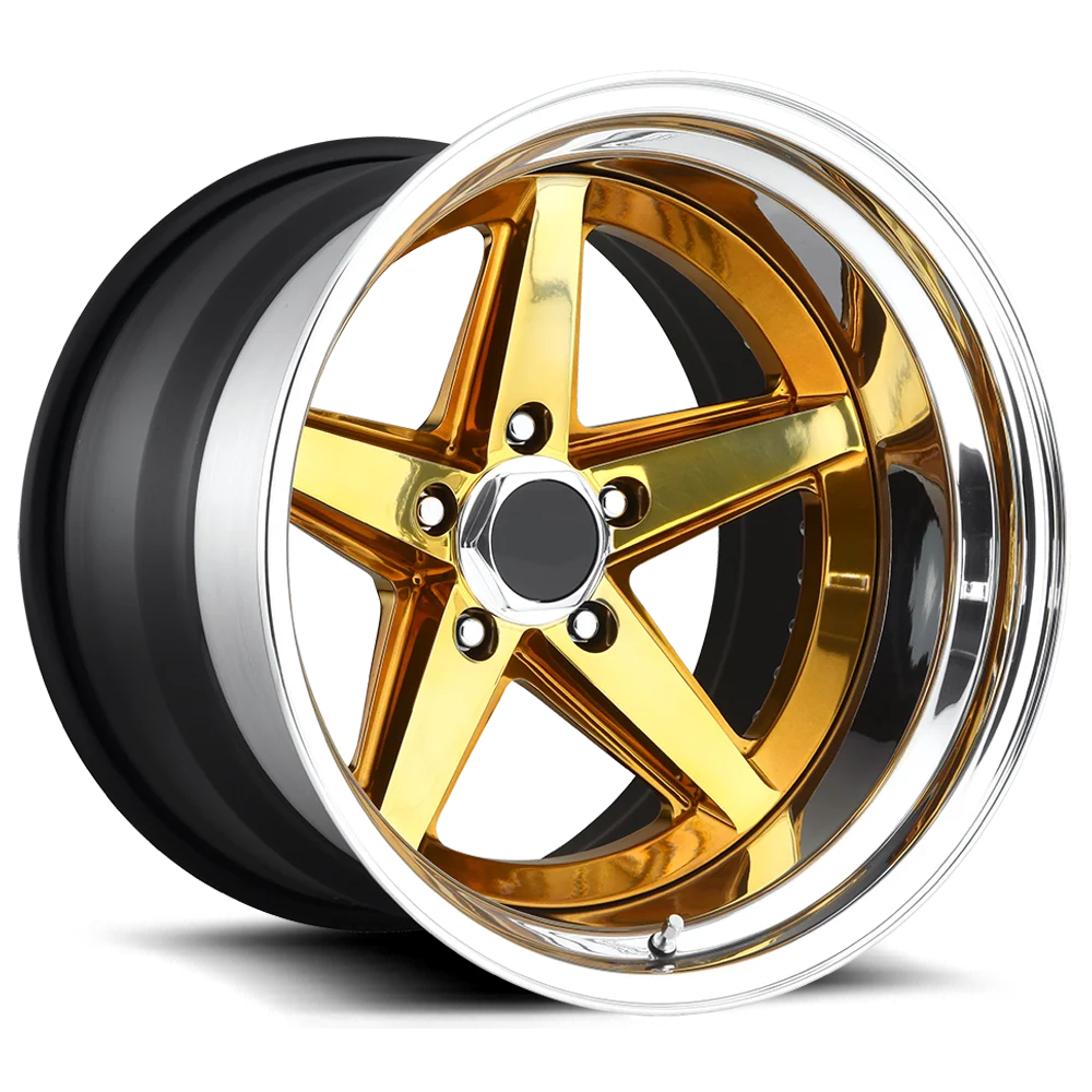 

Kipardo Gold Over Polish 17 Inch Alloy Wheel Rims,customizable Deep Concave Forged Aluminum Wheels for Car