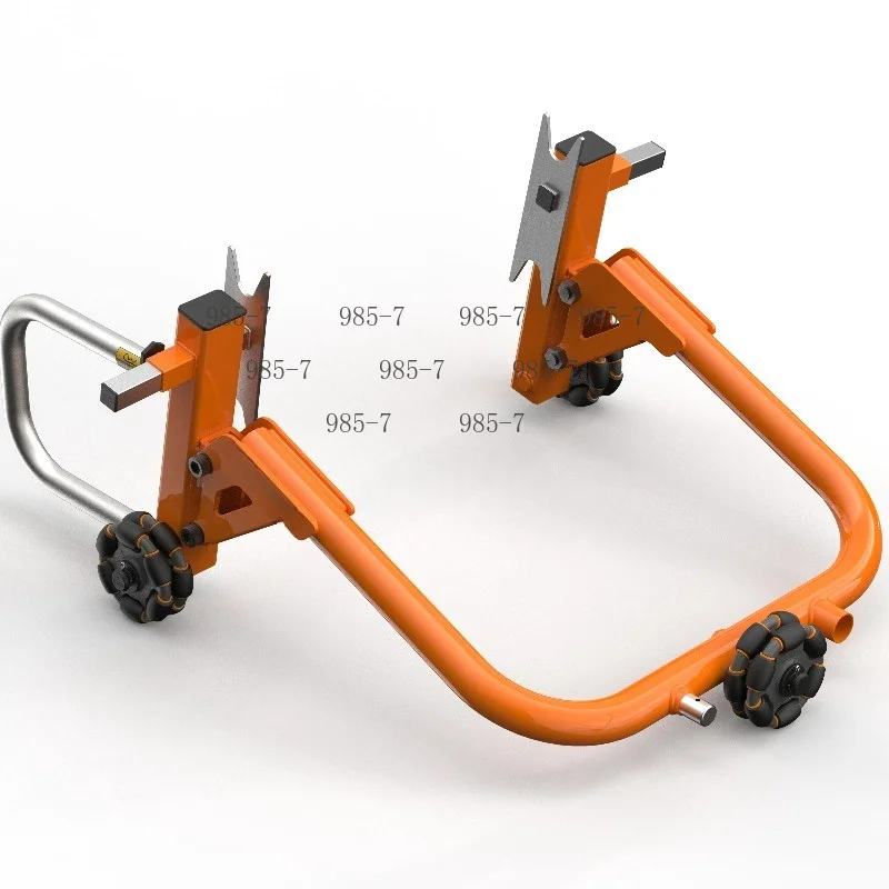 Heavy Duty 360° Movable Motorcycle Lift Stand Kit, Front & Rear Maintenance Support Stands