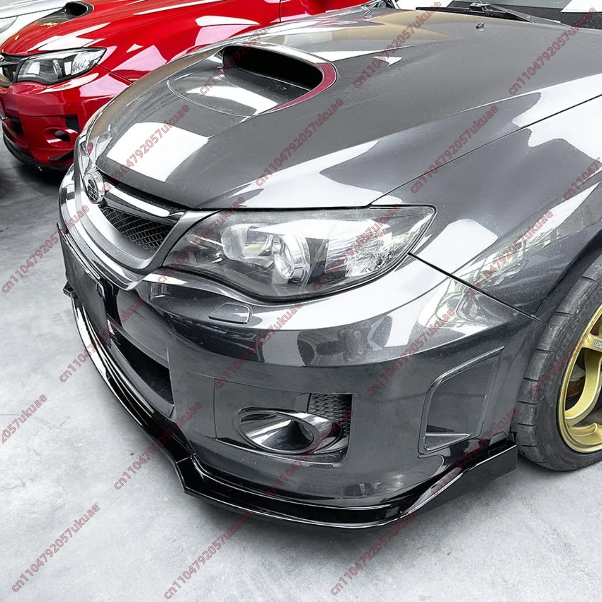 

Front Bumper Lip Splitter For Subaru Impreza WRX STi MK3 2011-2014 Spoiler Diffuser Under Chin Apron Guard Black Bodykits Tuning