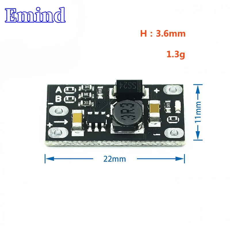 1/3/5/10Pcs Mini DC-DC Boost Module 3.7V To 12V Support 5V/8V/9V/12V Output Lithium Battery Boost