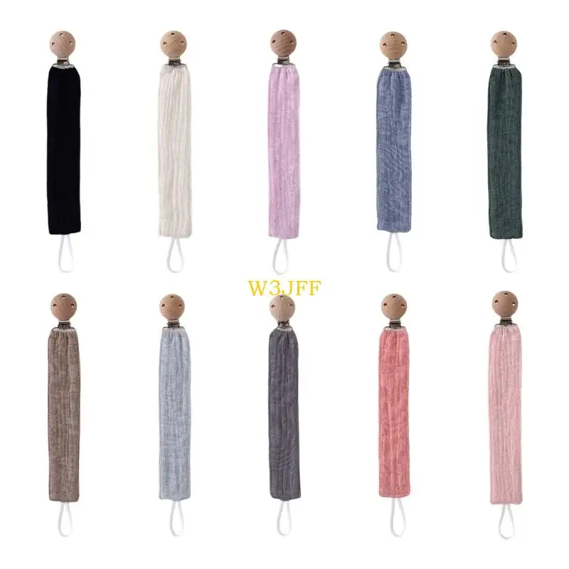 

W3JF Simple Baby Pacifier Clip Chain Dummy Nipple Holder Strap Lost Prevention Design
