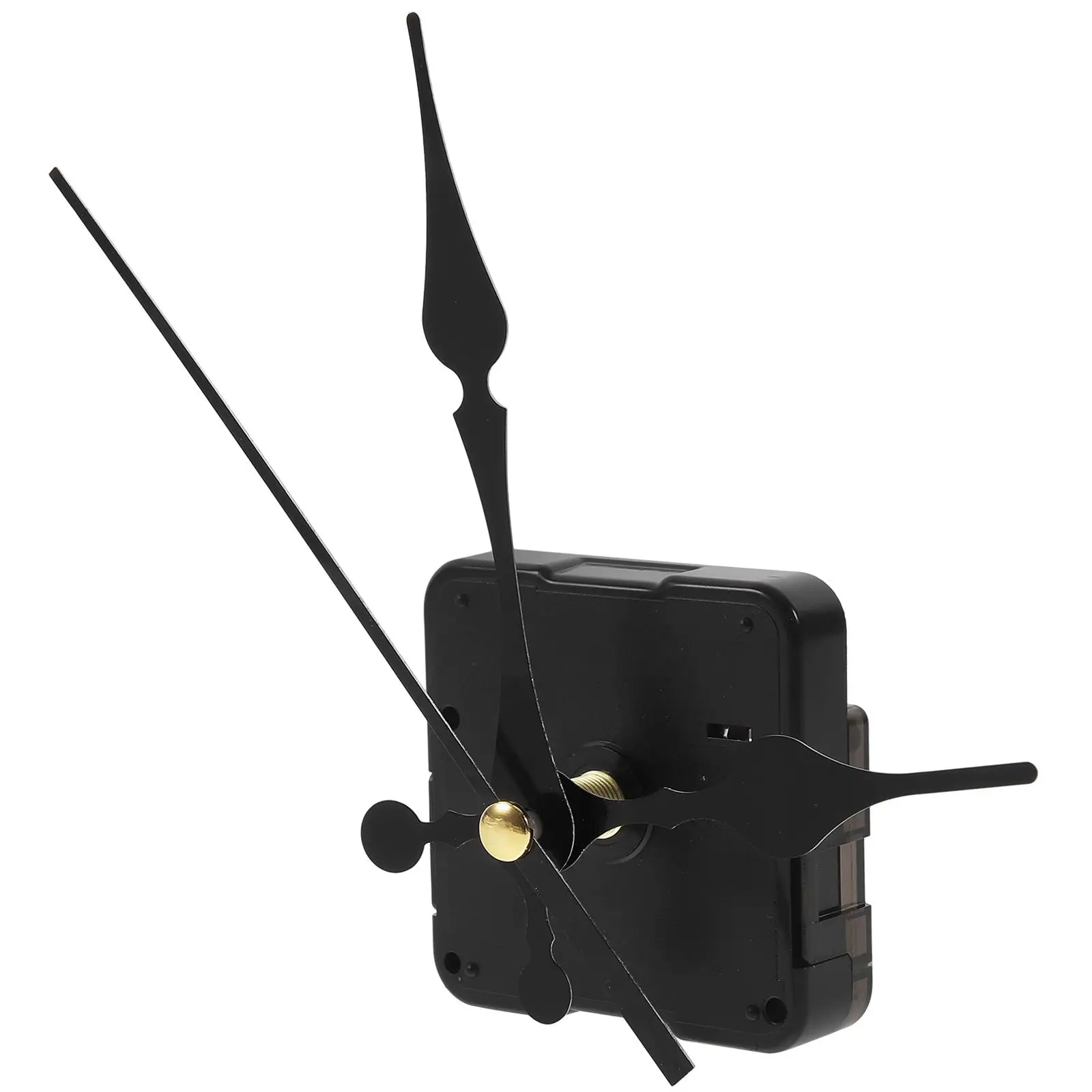 

Quartz Clock Movement Replacement Operated Mechanism Long Shaft 2#0204 Black Small Hand DIY Kit Home Clock Parts