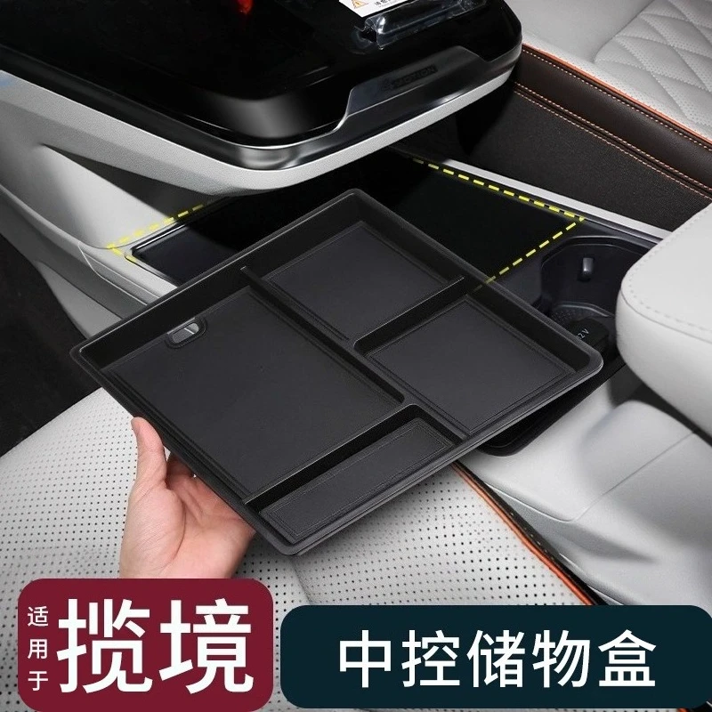 

For Volkswagen VW Talagon 2021 - 2025 Center Console Organizer Tray, Armrest Box Storage Divider Insert, Custom Fit ABS