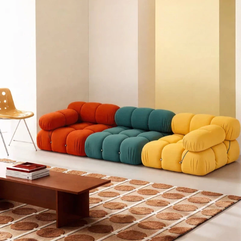 Italian Modern Sofas Curved Individual Comfortable Salon Couch Green Accent Soft Fotele Do Salonu Living Rooms Furniture Sets
