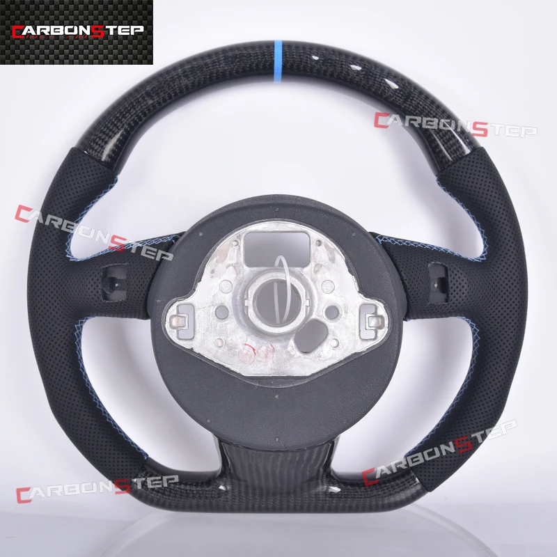 Carbon Fiber Steering Wheel Fit for Audi A4 B6 B7 Rs3 Rs4 S3 S4 B8 A5 R8 Sline A3 B8.5