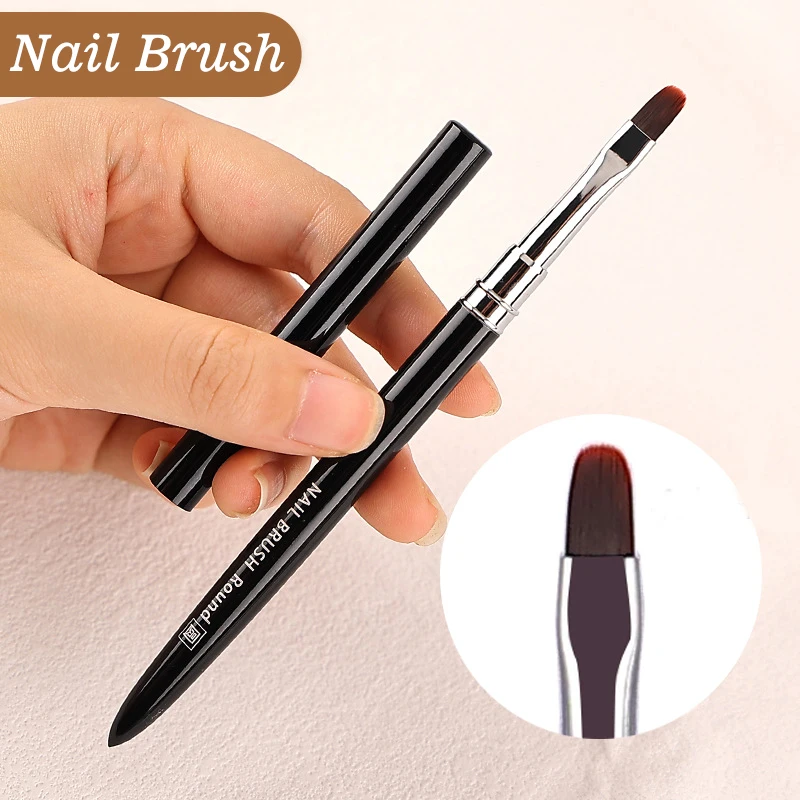 Nail Glue Phototherapy Pen UV Gel Brush Pen Acrylic Professional Nail Art Liner Flower Painting Drawing Brush Manicure Tools