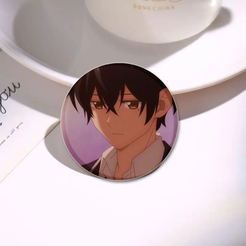 أنيمي ساساكي إلى ميانو الكرتون تأثيري شارة عرض دائري دبابيس دبابيس الإبداعية لحقيبة الظهر مجوهرات اكسسوارات هدايا