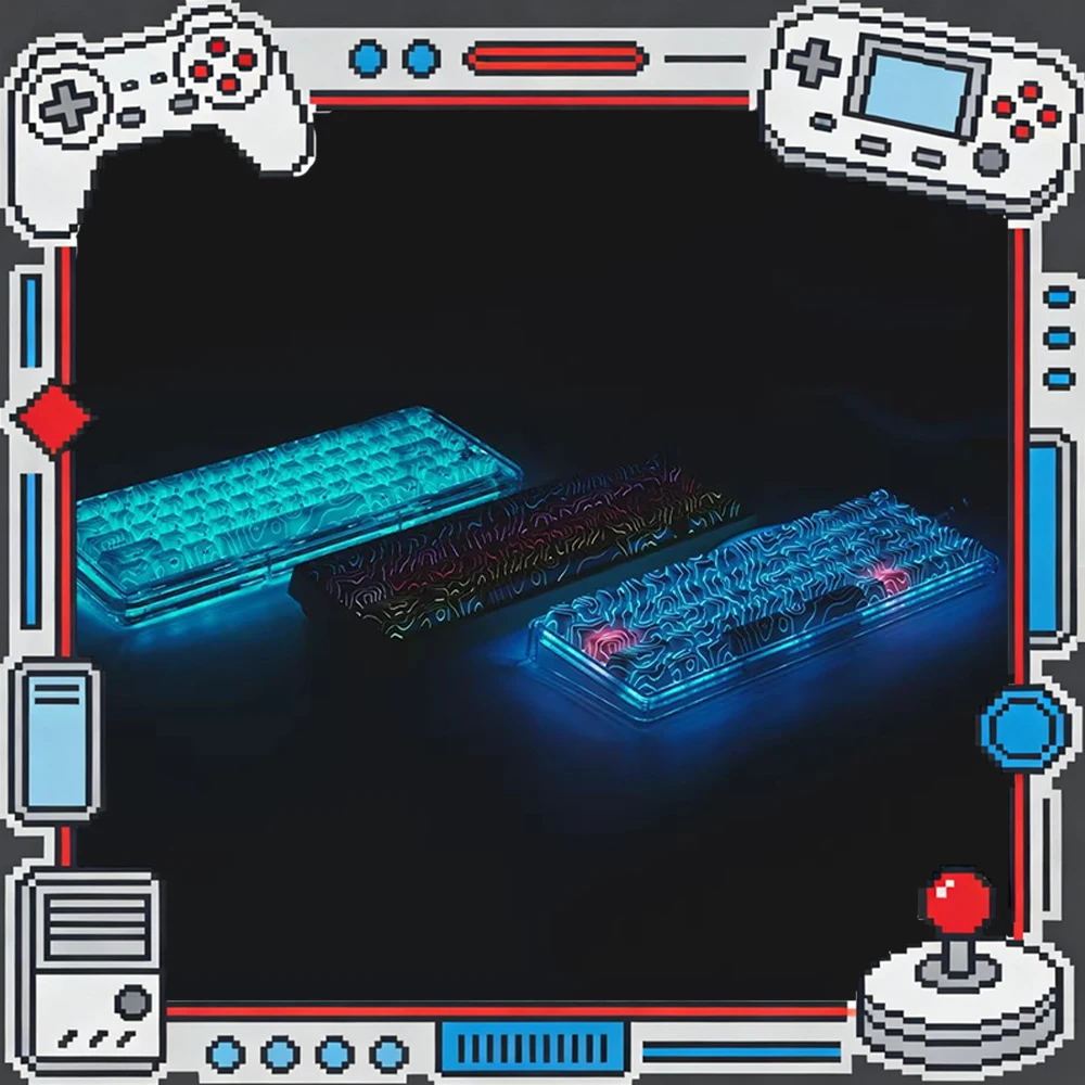 XVX Contour 2.0 PC Keycaps Light Transmission Keycap IMD Process OEM Height Keyboard Keycaps Customized PC Accessories Gifts