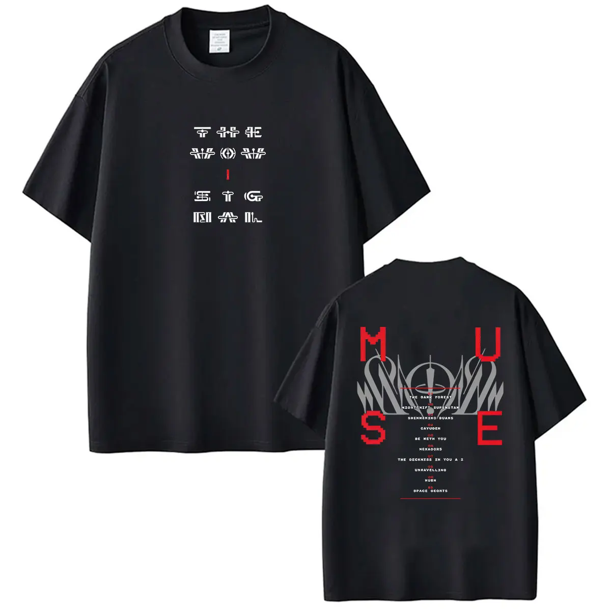 MUSE Band The Wow! Signal Tour 2026 Fans Gift T Shirts Men Women Vintage High Quality Fashion T-shirt 100% Cotton Oversized Tees