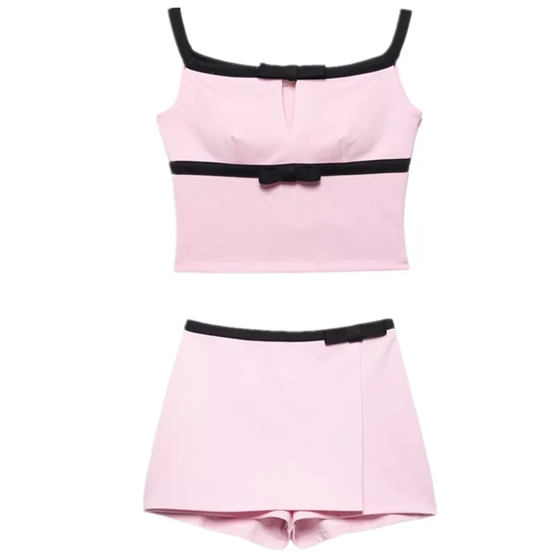 

Summer 2025 New Women's ort Straight Collar Top Knot Decorated Color Blo Design Faionable Casual Wear
