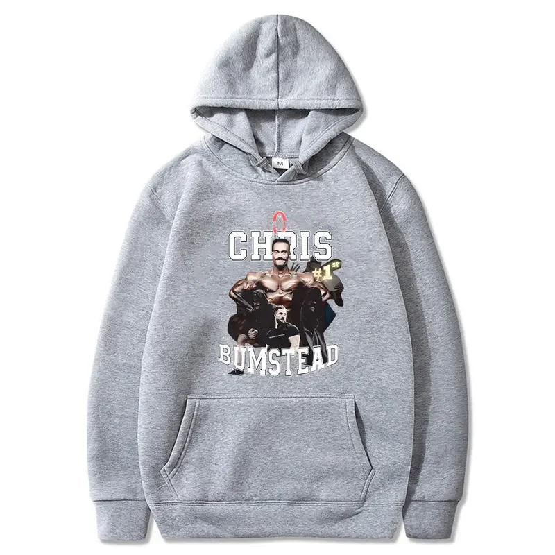 Olympia Chris Bumstead Pump Cover Funny Meme Graphic Hoodie Men Fitness Gym Oversized Pullover Male Women Casual Cotton Hoodies