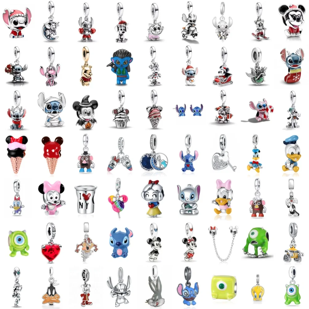 

Модный амулет с мышкой для мальчиков и девочек, очаровательные рождественские бусины, подвеска в виде утки, подходит для оригинального браслета, женский серебряный аксессуар «сделай сам», подарки