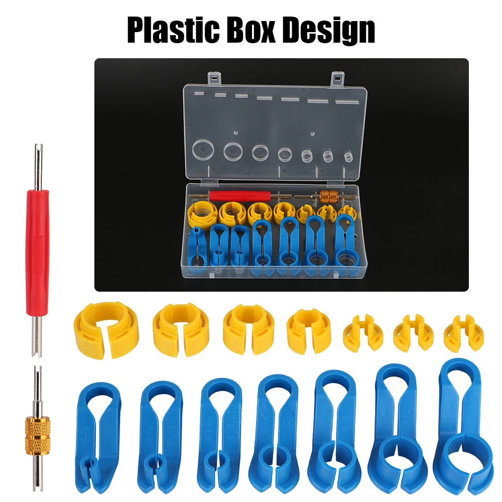 Removal Tools Fuel Line Remover Connector 16pcs Car Air Conditioning Pipe Quick Disconnect Tools Kit