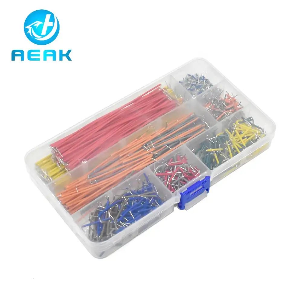 140Pcs 560Pcs 840Pcs Preformed Breadboard Jumper Wire Kit 14 Lengths Assorted for Breadboard Prototyping Circuits