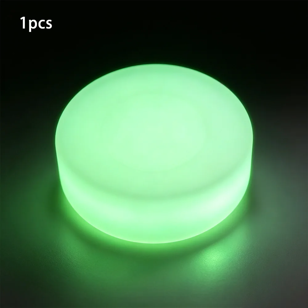 Green Glow in The Dark Hockey Balls Luminous PVC Ice Hockey Balls 7.2cm Light Up Street Hockey Balls Training