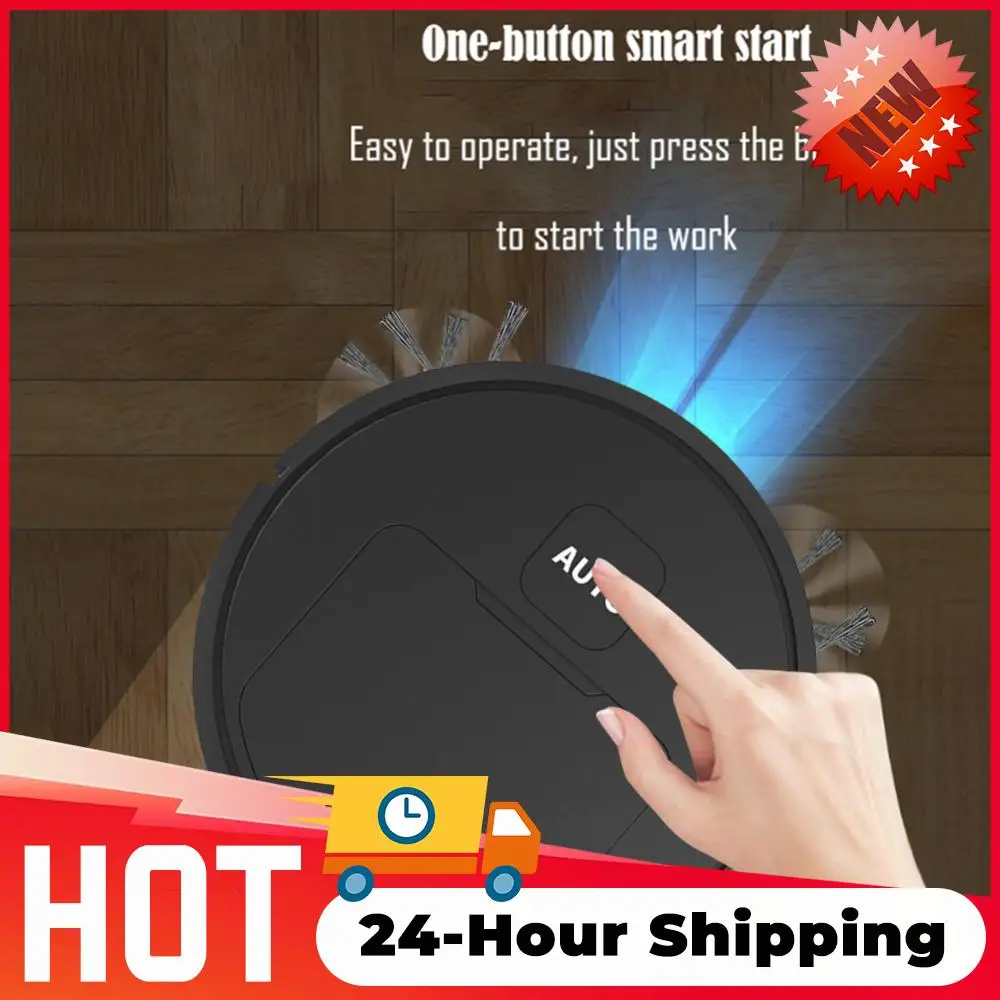 3-in-1 Automatic Cleaning Sweeping Machine Intelligent Robot Vacuum Cleaner Strong Suction Sweep Mop for Pet Hair Hard Floor