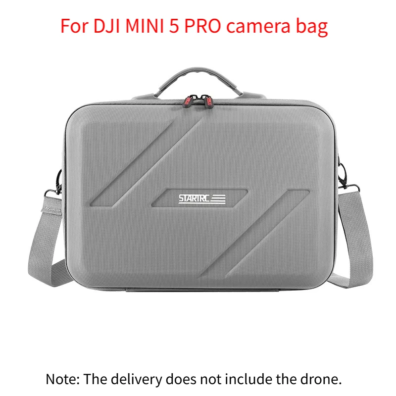 For DJI MINI 5 PRO Portable PU Storage Bag for More Flight Combinations, Can Be Handheld or Crossbody Camera Accessory