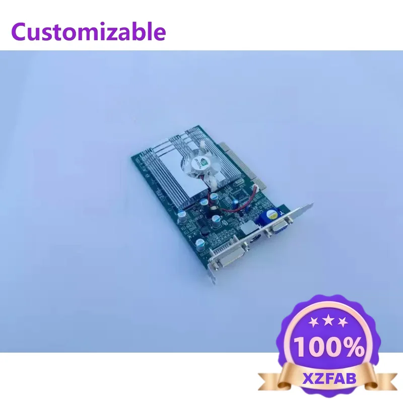 Factory Direct 2026 Old Stock GF 5200 128MB PCI Interface Independent Video Card DVI VGA Output Desktop Industrial Control Graph