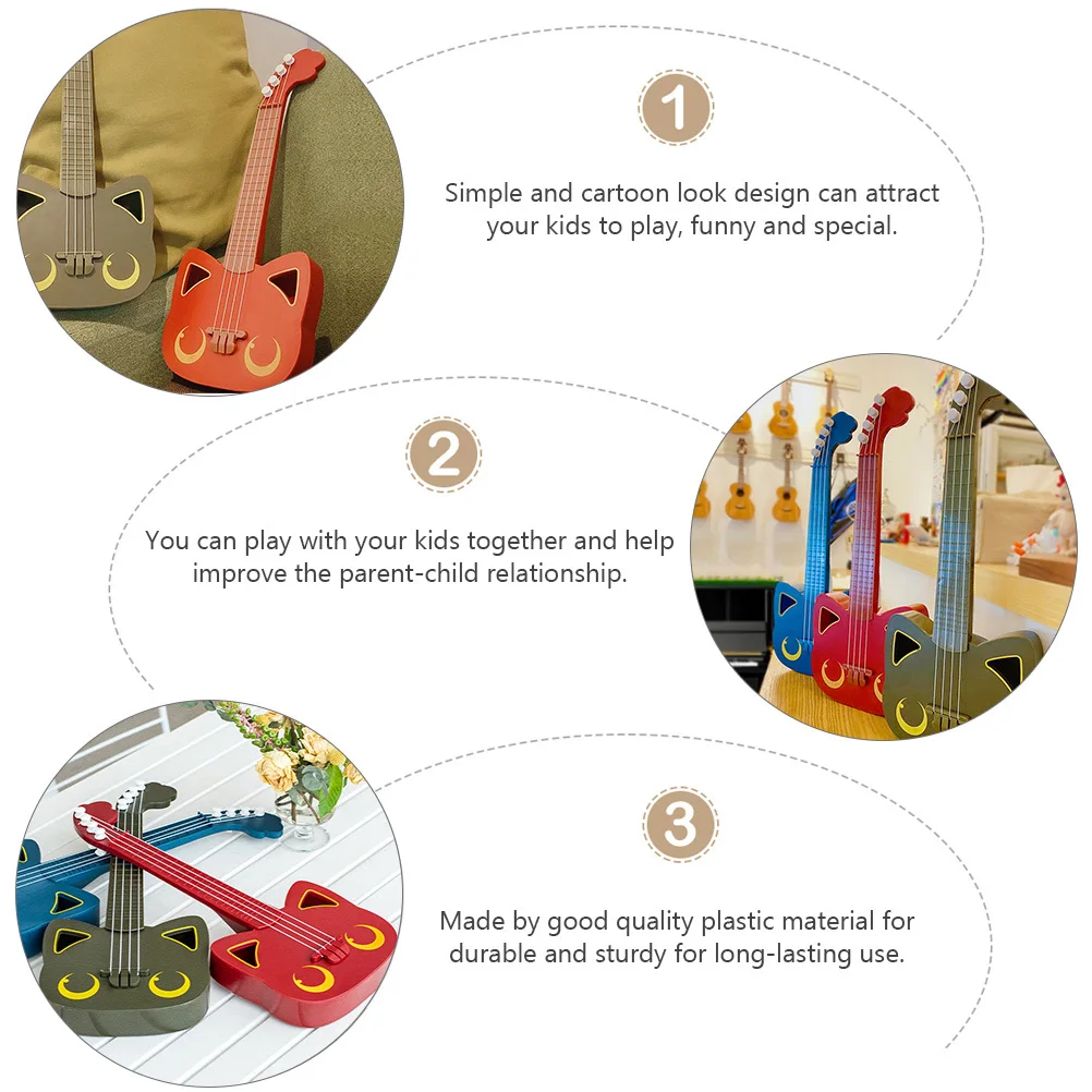 1Pcs Musical Instrument Plaything for Children Bright Color Durable Plastic Material Simple and Fun Enhance Parent-Child