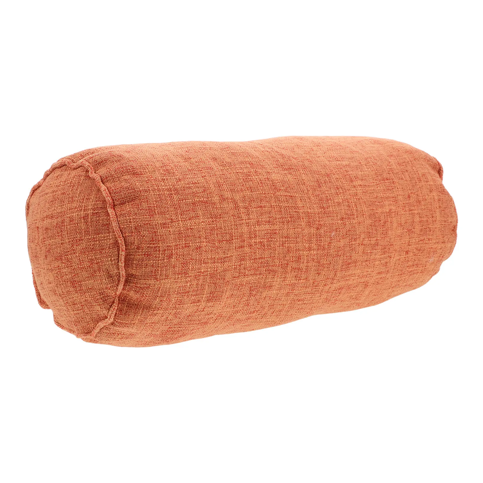 Yoga Neck Cushion Cervical Throw Pillow Removable Cover Round Long Cylinder Pillow for Neck Alignment Leg Support Sleep