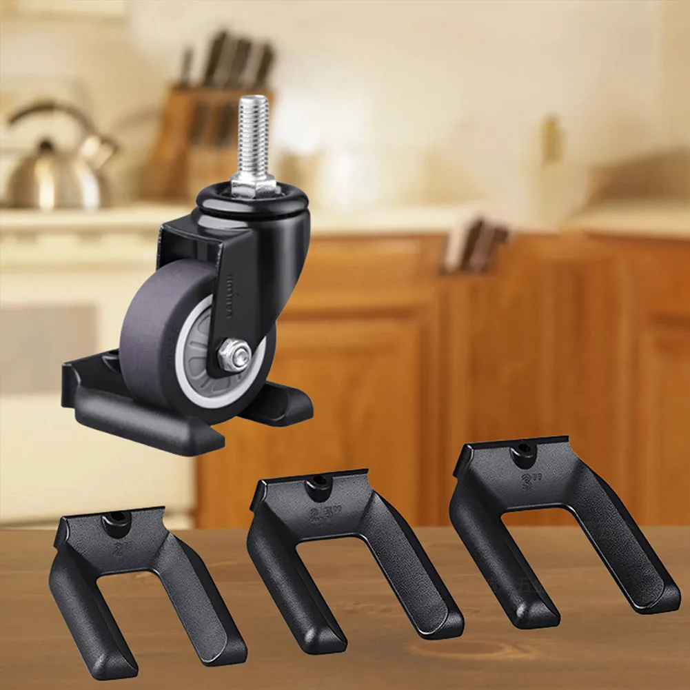 4 PCS Plastic Furniture Coasters Chair Wheel Stopper Chair Roller Feets Furniture Legs Caster Anti-slip Pads Floor Protectors